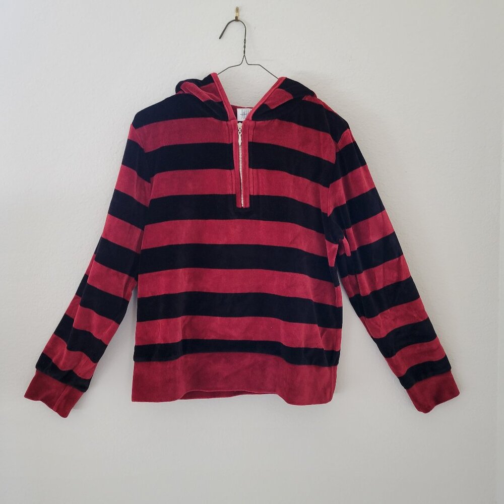 Jason Maxwell Velour Hoodie, size Small